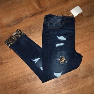 KanCan Leopard Jeans